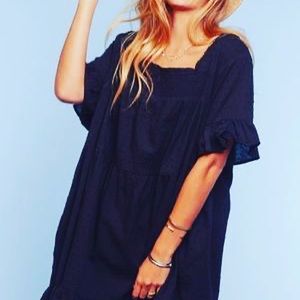 Entro Swiss Dot Black Tunic